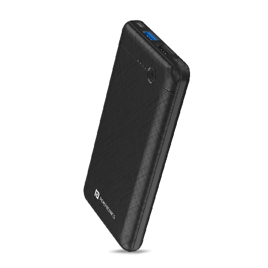Portronics Power Brick II 10000 mAh,2.4A 12w Slim Power Bank with Dual USB